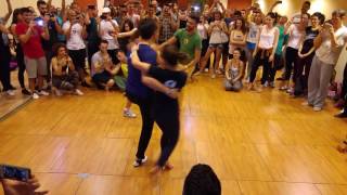 ⭐ Karel Flores and Marco Ferrigno ⭐ Salsa Dance Lesson Partnerwork on2 [upl. by Aiekram451]