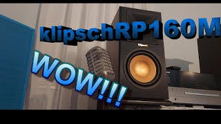 Klipsch rp160m Review WOW [upl. by Ardnasak]