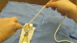 Surgical Knot Tying  One Hand [upl. by Curry]