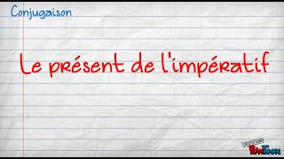 Présent de limpératif verbes 1er groupe [upl. by Louie]