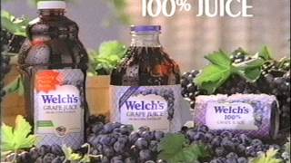 Welchs Grape Juice 1990s Commercial [upl. by Pfaff]