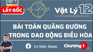 Bài Toán Quãng Đường Trong Dao Động Điều Hòa II Lý Thầy Quân [upl. by Jepson]