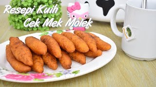 Resepi cara buat kuih Cek Mek Molek sukatan cawan  Kuih Goreng [upl. by Ornas74]