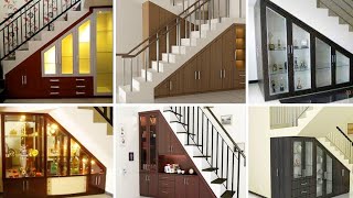 new 2024 storage under stairstorage ideas under staircasestaircase storage designstair cabinet [upl. by Bill]