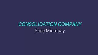 Sage Payroll Micropay  Consolidation company [upl. by Creigh605]