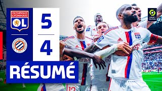 Résumé OL  MHSC  J34  Ligue 1 Uber Eats  Olympique Lyonnais [upl. by Eisset]