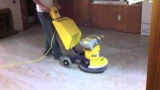 Refinishing and Polishing a 1950s Terrazzo Floor [upl. by Lali]