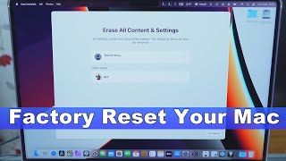 HOW to Factory Reset MacBook Air 0917 [upl. by Samul]