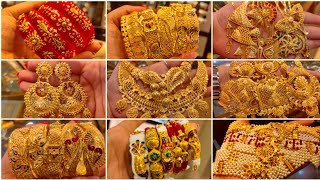 1 gram থেকে mantasa necklace kanbala chur sitahar under 1lakh gold design with pricekarukanchan [upl. by Grizel]