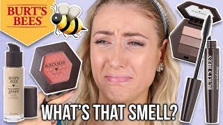 FULL FACE Testing BURTS BEES Makeup  What Worked amp What DIDNT [upl. by Ilrahs]