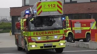 Rauchentwicklung aus Keller Löschzug Feuerwehr Ratingen  PTLF 4000 amp RTW [upl. by Farland]