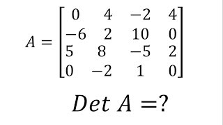 Determinante de una matriz 4x4 [upl. by Peale]