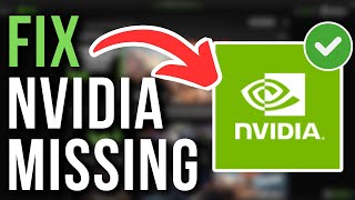 How To Fix NVIDIA Control Panel Missing  Full Tutorial [upl. by Ahsinelg]