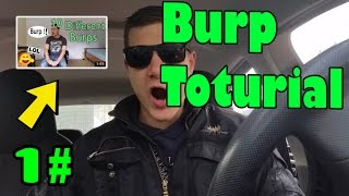 How to Burp Loud Easy Burp Tutorial Air Swallowing [upl. by Nyltiak]