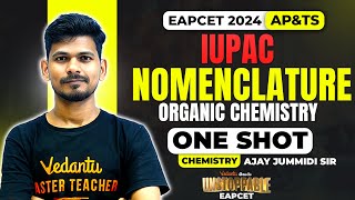 IUPAC Nomenclature Organic Chemistry Class 11  EAPCET Chemistry  Pakka 3540 In EAPCET 2024 [upl. by Attwood]