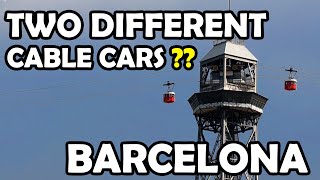 Are there two different cable cars in Barcelona [upl. by Aivan]