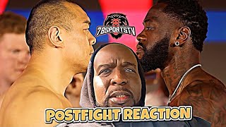 DEONTAY WILDER VS ZHILEI ZHANG REACTION [upl. by Ahsiuqal]