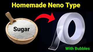 Making Nano Tape With Sugar😱😱 Homemade Nano Tape How to make nano tape at home viral trending [upl. by Annekim961]