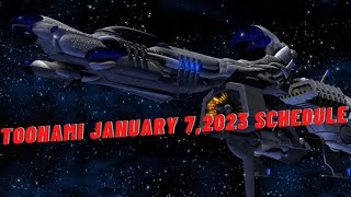 Toonami January 782023 Schedule [upl. by Azeel29]