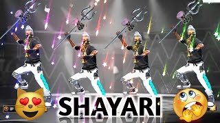 FREE FIRE SHAYARI  ARGONTOKER FF SHAYARI  FREE FIRE TIK TOK SHORTS [upl. by Patsis]