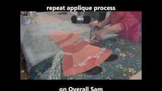 HOW TO MAKE QUICKEASY SUNBONNET SUE amp OVERALL SAM BABY QUILTS [upl. by Aryahay]