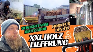 FarmVLOG924  Unsere XXL Holz Lieferung ist da [upl. by Voltmer]