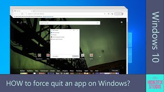 How to force quit an app on Windows 10 [upl. by Genaro825]