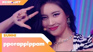 SUNMI 선미  pporappippam 보라빛밤  KCONTACT season 2 [upl. by Arnulfo]