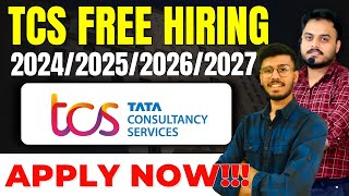 TCS Free Hiring  BATCH 2024202520262027  Codevita  APPLY NOW🔥 [upl. by Nottap640]