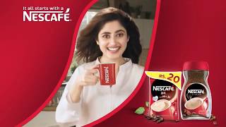 NESCAFÉ TVC 2016 ft Sajal Ali  Creative Ads [upl. by Lemart357]