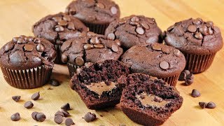 Nutella Muffins  Recipe By ZaTaYaYummy [upl. by Burrow]