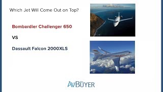 Jet Comparison  Challenger 650 vs Falcon 2000LXS [upl. by Rana]