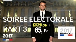 quotPrésidentielle 2017quot  Soirée électorale du second tour – 7 mai 2017 France 2 – 19H58  21H [upl. by Baum15]