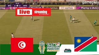 ⚽ Tunisia vs Namibia ⚽  CAF AFCon cup 16012024  FIFA 2024 [upl. by Lilah]