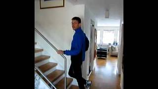 How to treat Achilles heel pain  Eccentric Calf Stretching  Your cure for Achilles tendonitis [upl. by Pavla304]