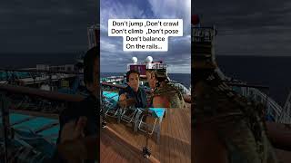 How To Avoid Falling Off A Cruise Ship [upl. by Aerdnat8]