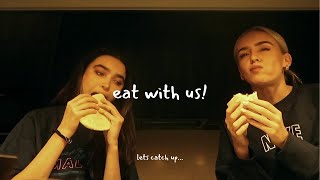 MUKBANG eat with us brookie and jessie [upl. by Yllier]