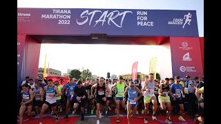 Tirana Marathon 2022  Run for Peace  Aftermovie [upl. by Godrich]