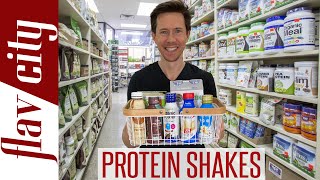 The BEST Protein Shakes On The Market  Dairy amp Plant Based [upl. by Elhsa]