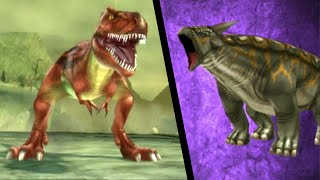 Battle of Giants Dinosaurs Strike  Wii Gameplay [upl. by Einaffyt209]