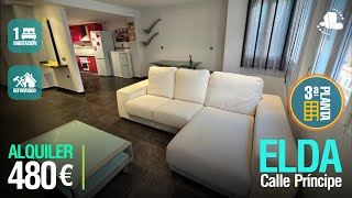 ☀️ELDA ALQUILER 💰480€⭐️CALLE PRÍNCIPE REFORMADO AMUEBLADO  CERCA AL MUSEO DEL CALZADO⭐️ [upl. by Hesler232]