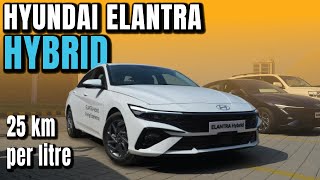 Hyundai Elantra Hybrid Launched in Pakistan  First Look Review [upl. by Warthman581]