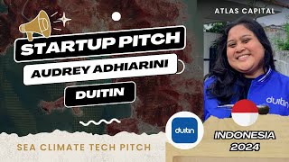 Climate Tech Pitch Indonesia  Duitin  Audrey Adhiarini [upl. by Jasisa407]