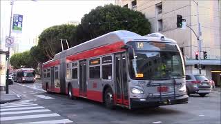 MUNI San Francisco Trolleybuses [upl. by Esinrahc392]