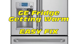 ✨ GE FRIDGE — NOT COOLING  Easy FIX ✨ [upl. by Farley950]