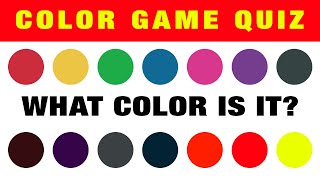 Guess the Color Quiz  Color Game For Kids  mindgames ampPuzzles 2023  GUESS QUIZ  Kids Game2023 [upl. by Ahseei]