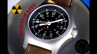 Merkur Mechanical  finally an affordable Tritium based watch [upl. by Ennairb]