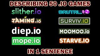 50 io Games Described in 1 Sentence [upl. by Akihsat]