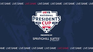 USYS  Presidents Cup 15U Boys  Final  Field 5  815am [upl. by Anirbac]