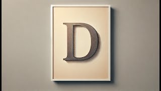 The Dazzling Letter D abc abcd abcde abcdefghijklmnopqrstuvwxyz letterd letterabc alphabet [upl. by Akym]